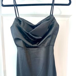 Satin formal dress